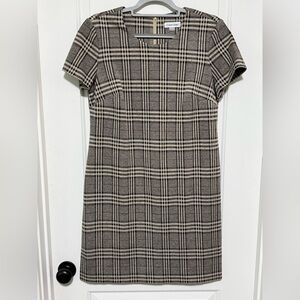 NWOT Calvin Klein Women's Checkered Mini Dress